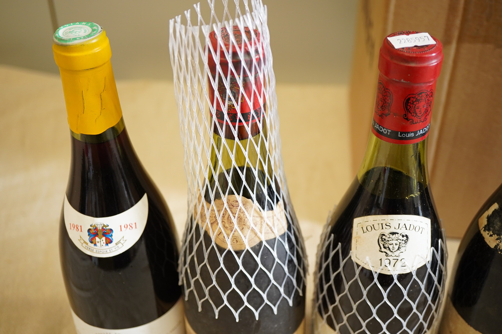 A mixed parcel of Burgundy red wine